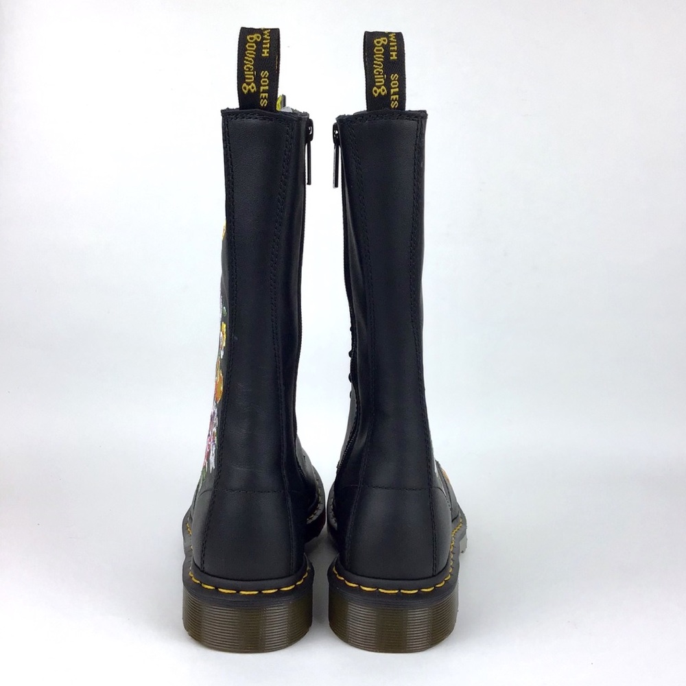 Dr. Martens Vonda II Cascading Floral 14-Eye Boots - Picture 4 of 7